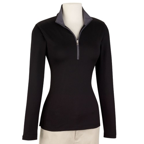 Fairway & Greene Ladies "New School" 1/4 Zip Pullover. F12560C